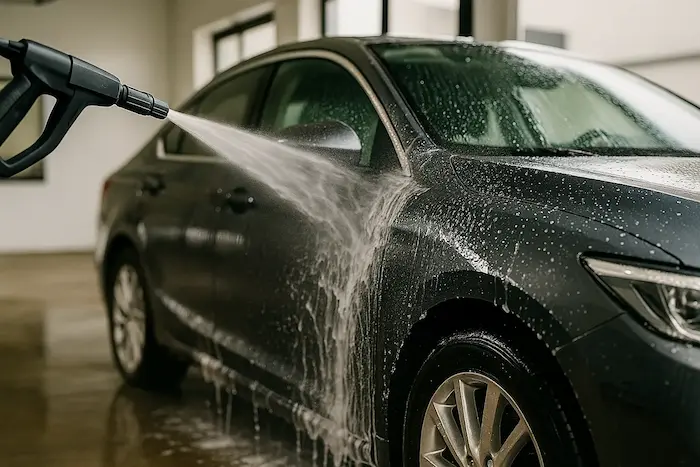  auto într-un studio de detailing